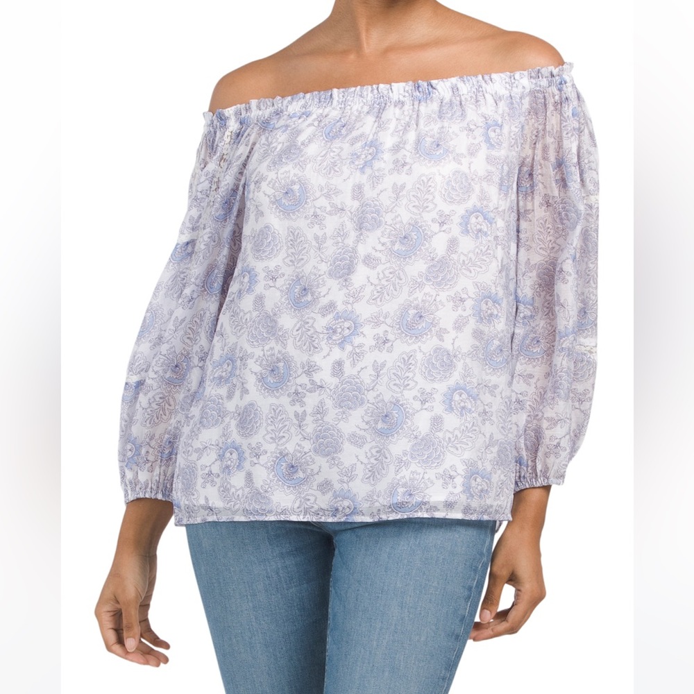 🪻NWT! Vince Camuto Floral Off the Shoulder Top - M